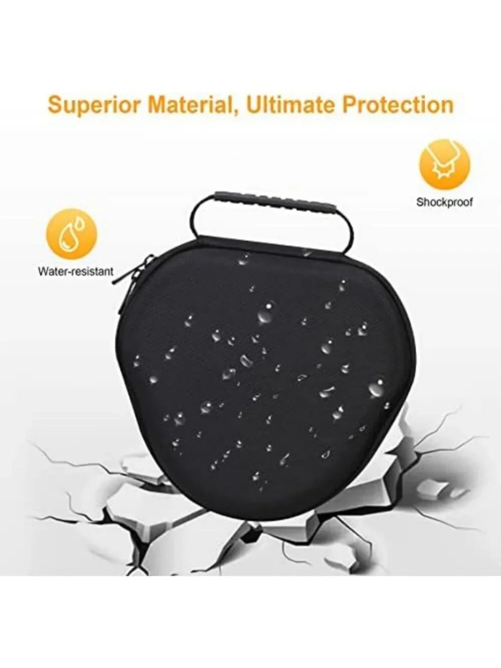 Stylish Black Case for Apple AirPods Max 2 - Protective Over-Ear Headphones